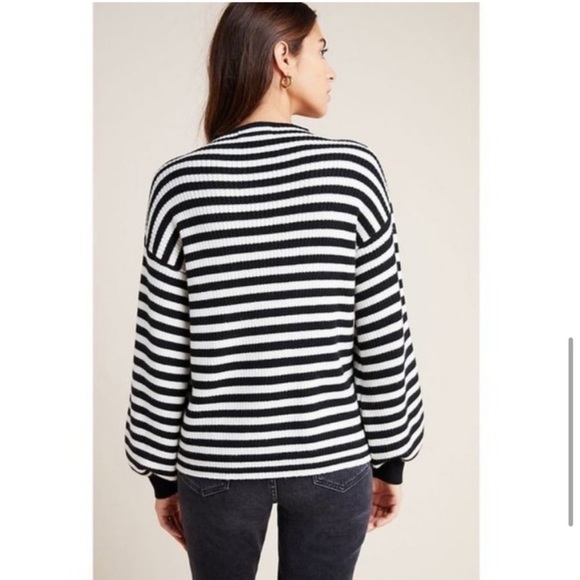 Anthropologie Sydney Balloon Sleeve Sweater Line & Dot - Picture 7 of 12